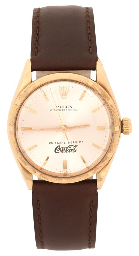 rolex oyster driver coca cola|ROLEX, 14K OYSTER PERPETUAL '25 YEARS OF .